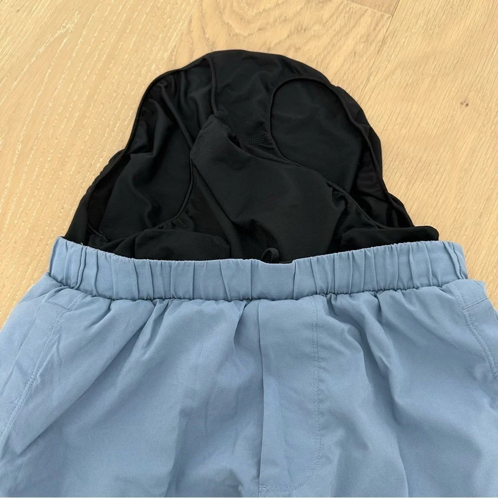 Lululemon Men's Blue Athletic Shorts Mesh Lined Train to Beach Swim Run Gym 7”